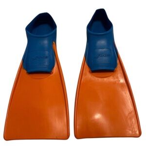 FINIS Kids Swim Fins - Blue and Orange Us Jr 11-1(size 2-3),EU 29-33